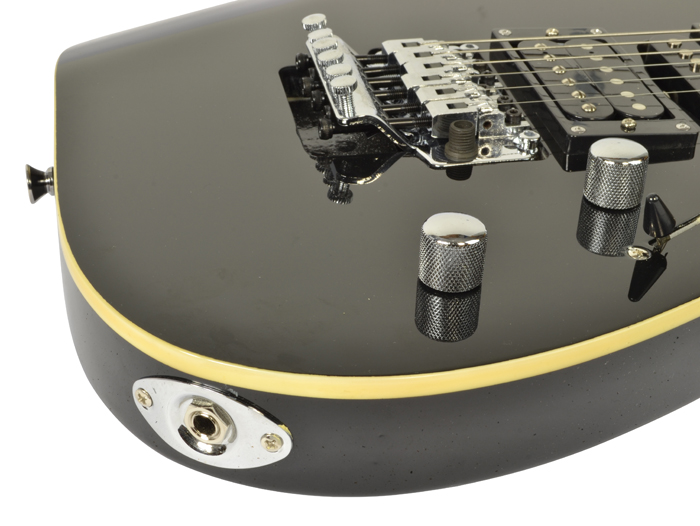 Fretless Electric Guitar Black by Bryce Electric Guitars